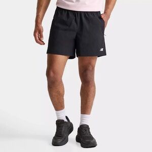 New Balance Athletics 5 inch Mens Woven Shorts Black Large